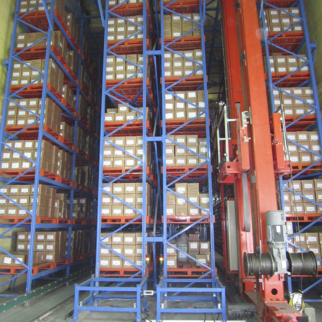 الرسوم المتحركة الانتقائية ASRS Lift Stacker Crane Pallet Warehouse