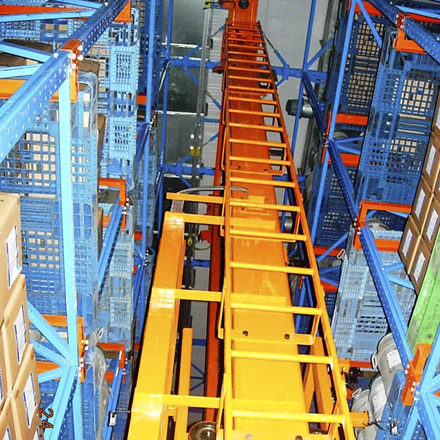 الرسوم المتحركة الانتقائية ASRS Lift Stacker Crane Pallet Warehouse