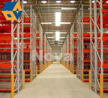 رفوف المستودعات