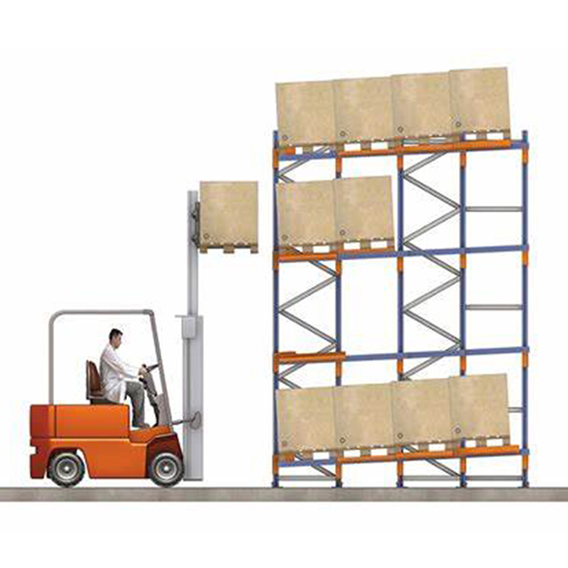 أرفف البليت ذات الدفع الخلفي للخدمة الشاقة من Warehouse Lifo Steel