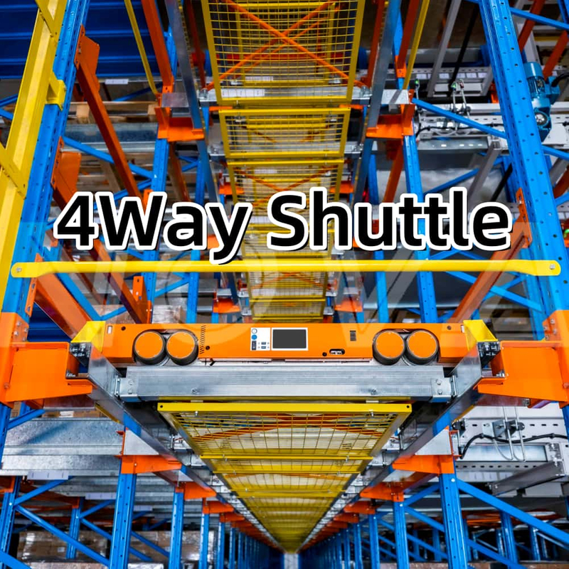 نظام رف المكوك 4way نظام التخزين الآلي